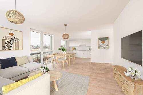 Bild 2 - Henstedt-Ulzburg - 87m² Traumwohnung im EG mit Terrasse - ideal für Familien & barrierefrei