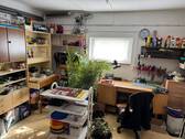 17.) Werkbereich hinter der Garage.JPG - 