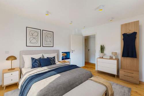 Einrichtungsidee Schlafzimmer - Terrassenwohnung mit 110,00 m² in Schönaich zum Kaufen