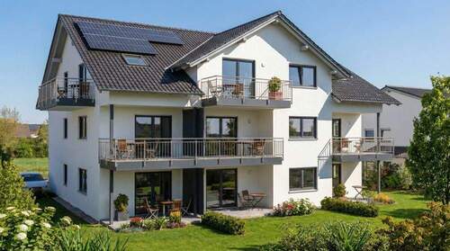 Visualisierung - Baubeginn erfolgt - Wohnen mit Erholungsfaktor und Weitblick! Geräumige 3-Zimmer Wohnung mit Sonnenbalkon