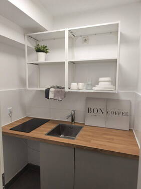 Küchenbereich - 1 Zimmer Etagenwohnung zur Miete in Köln