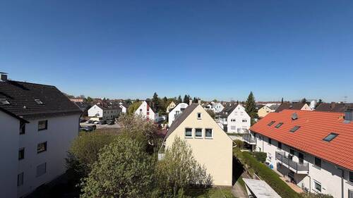 Ausblick nach Westen, Abendsonne - 