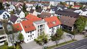 Luftbild - 2 Zimmer Etagenwohnung zur Miete in Augsburg