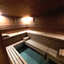 Sauna im Kellerbereich in der Wohnanlage - 