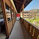 überdachter Balkon der Wohnung - 2 Zimmer Etagenwohnung zum Kaufen in Inzell