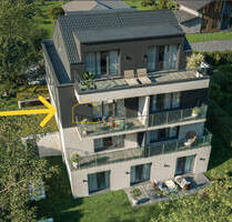 Massivholz-Neubau: 2 Zimmer mit Balkon, KfW40, gesundes Wohnklima, Weitblick - Erlangen / Bruck