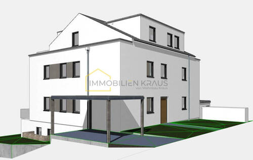 Visualisierung Süd-Osten - 2 Zimmer Etagenwohnung zur Miete in Erlangen / Bruck