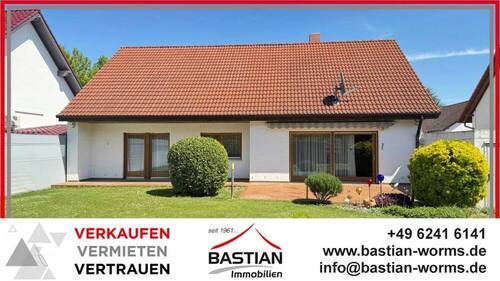 Headfoto - So ist es eben: Bungalow - gepflegt - offener Grundriss - Garten - Garage - Rheindürkheim!