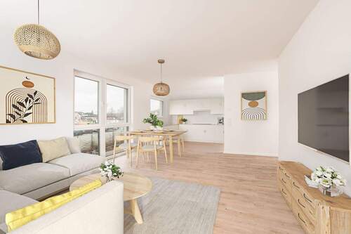 Bild 2 - Exklusive 3,5-Zimmer-Neubauwohnung mit Terrasse - Erstbezug in zentraler Lage von Henstedt-Ulzburg