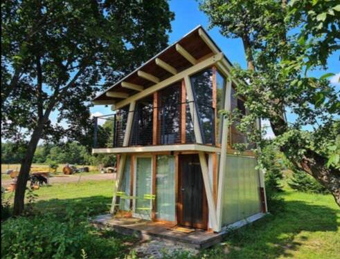 Visualisierung Ferienhaus - Grundstück in Feldberger Seenlandschaft