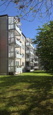 Hausansicht Rückseite - 3 Zimmer Etagenwohnung zur Miete in Hamburg