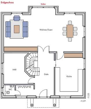EG_Zehlendorf.jpg - Einfamilienhaus mit 220,00 m&sup2; in Berlin zum Kaufen