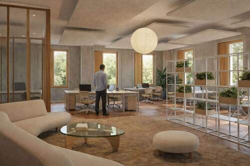 Ansicht Büro - Visualisierung - Büro zur Miete in Karlsruhe / Durlach