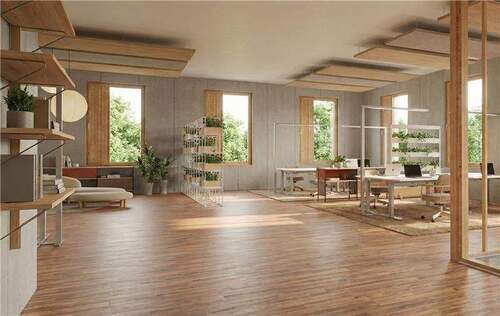 Ansicht Büro - Visualisierung - 