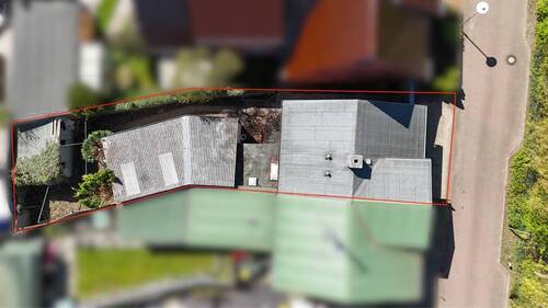 Luftaufnahme - 4 Zimmer Doppelhaushälfte in Büsum