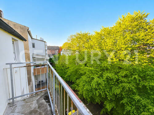 Aussicht vom Balkon - 