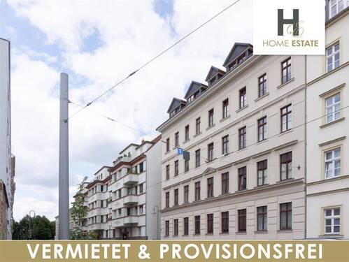 Straßenfassade - 2 Zimmer Etagenwohnung in Leipzig