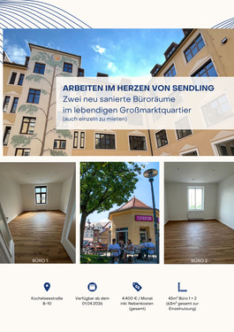 Exposé S.1 - Zwei top-sanierte Büros im Großmarktquartier - flexibel vermietbar