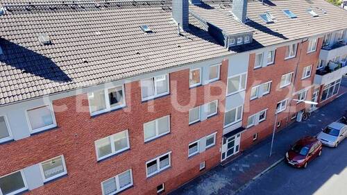 Ansicht von oben - 2 Zimmer Etagenwohnung zum Kaufen in Wilhelmshaven