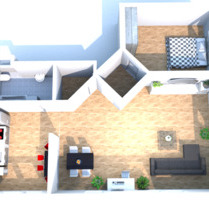 ausergewöhnliche DG-2-Raum-Wohnung mit offenem Schnitt in zentraler Lage von Waldheim