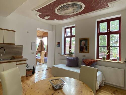 Wohnküche mit Wintergarten - 9 Zimmer Einfamilienhaus in Landolfshausen