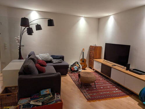 Wohnzimmer - Etagenwohnung mit 92,60 m&sup2; in Hamburg zum Kaufen