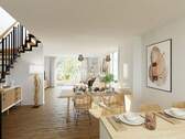 Visualisierung_Boho_Wohnzimmer - 5 Zimmer Reihenendhaus zum Kaufen in Neusäß / Schlipsheim