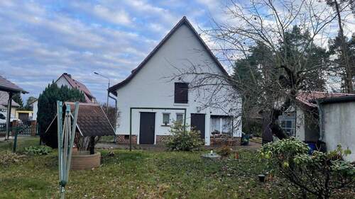 Ansicht vom Garten - Doppelhaushälfte mit 86,00 m&sup2; in Leippe-Torno zum Kaufen