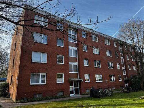 Außenansicht 2 - Helle 2-Zimmer Wohnung mit Süd-Balkon in Hamburg-Meiendorf