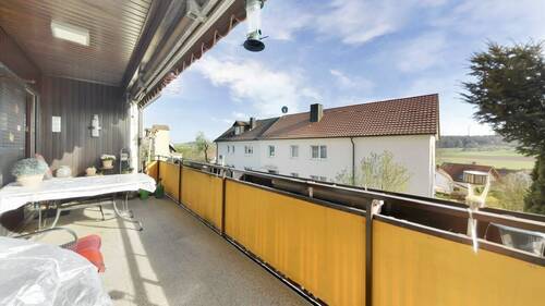 Balkon Hauptwohnung - 