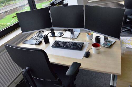 Schreibtischplatz im 3er-Büro - Arbeitsplätze und Büroräume in entspannter Bürogemeinschaft - All-in-Miete