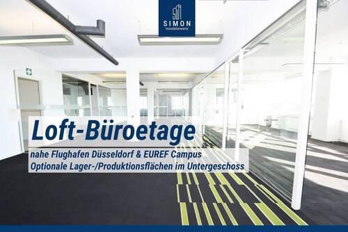 _Loft_Bürofläche_am_Airport_Portale.jpg - Modernes Büro mit Loft-Charakter nahe Flughafen Düsseldorf & EUREF Campus