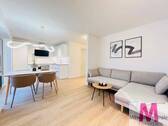  Wohnen - Exklusive, möblierte 3-Zimmer Designwohnung mit Flair und Balkon zum Erstbezug