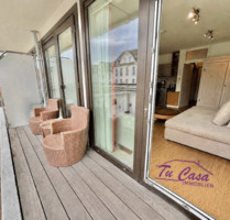 Wellen vor der Tür - Sonne auf dem Balkon - FeWo Vermietung incl. - Norderney