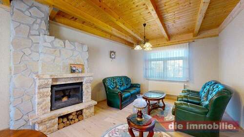 Kaminzimmer im Nebengebäude - 