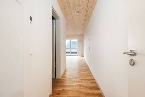Zugang zur Wohnung - Traumhafte 2-Zimmer-Wohnung mit Balkon und unverbaubarem Blick ins Freie - Wohnung 11