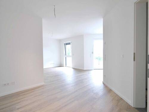Flur - Ansicht 1 - Erstbezug: Moderne barrierefreie 3-Zimmer-Wohnung im 1. Obergeschoss mit Balkon