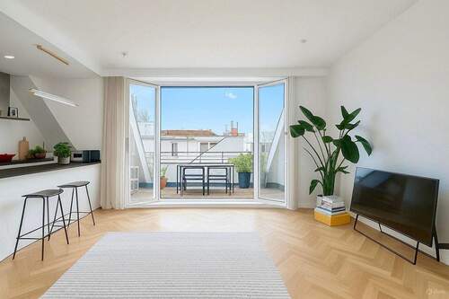 Blick zur Westterrasse - Etagenwohnung mit 167,00 m&sup2; in Berlin zum Kaufen
