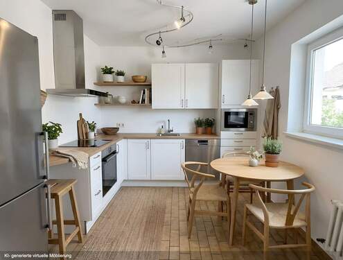 Schlafzimmer mit Balkonzugang - 