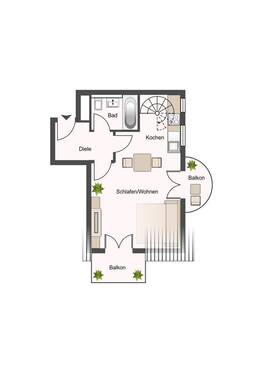 Untere Wohnebene - 