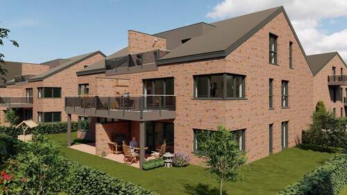 Visualisierung - Hochwertige Dachgeschosswohnung in St. Mauritz - Exklusivität mit Loggia und Weitblick