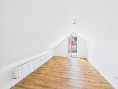Schlafzimmer mit Dachterrasse - 