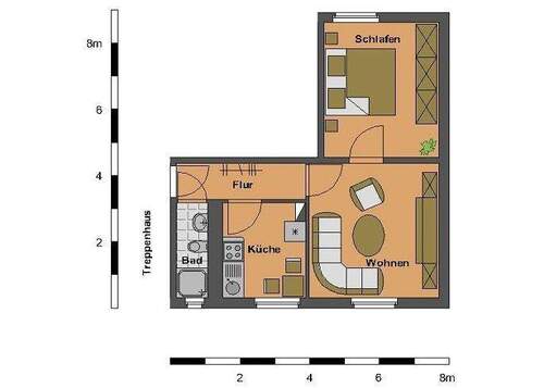 Bild 4 - Etagenwohnung mit 43,00 m&sup2; in Oschersleben zur Miete