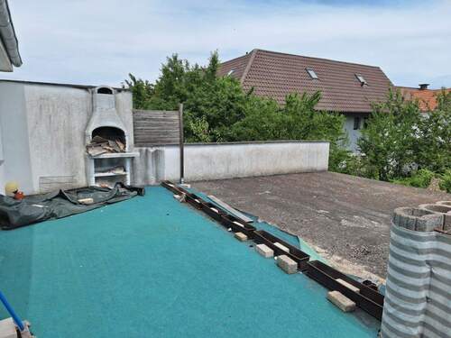 Terrassenansicht - 1 Zimmer Mehrfamilienhaus, Wohnhaus in Haßloch