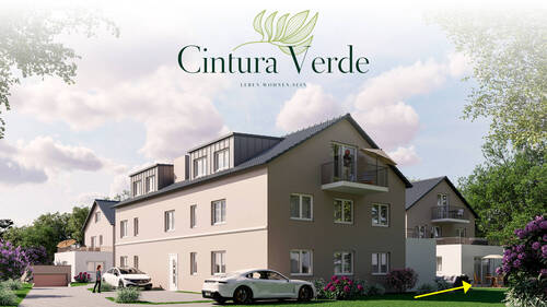 Wohnung 8 - Illustration - NEUBAU: Ingolstadt-Süd (Hundszell) - 3,5 ZKB-Erdgeschosswohnung mit West-Terrasse! Ruhige Lage!