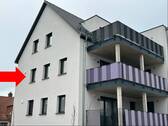 Ansicht Südost - Neuwertige 4-Zimmer Wohnung mit großem Balkon