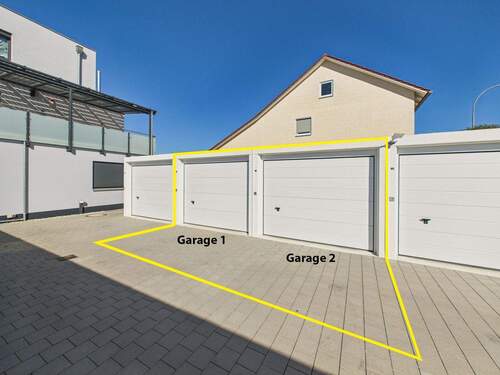 Zwei Garagen inklusive - 