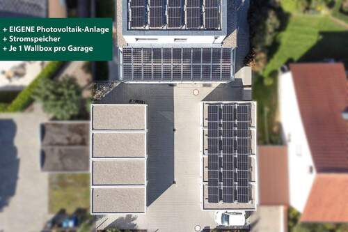 Luftaufnahme / Photovoltaik - 