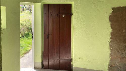 Anbau mit Lagerraum und Gartenausgang - 