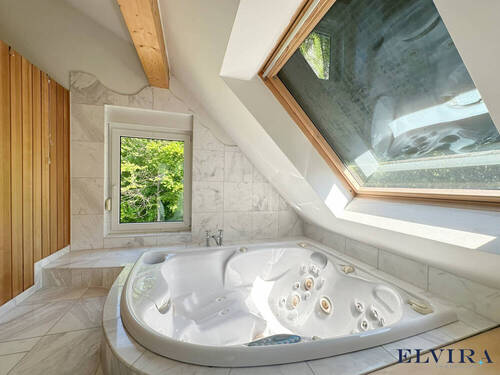 Wellnessbereich mit Sauna,Whirpool und Dusche - 